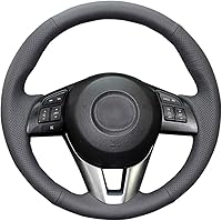 Vista 1 de Funda para volante deauto original a medida de piel. Para Mazda 6 m6 2014 2015 2016 Mazda 3 2014-2016 CX-3 2016 2017 CX-5 2013-2016