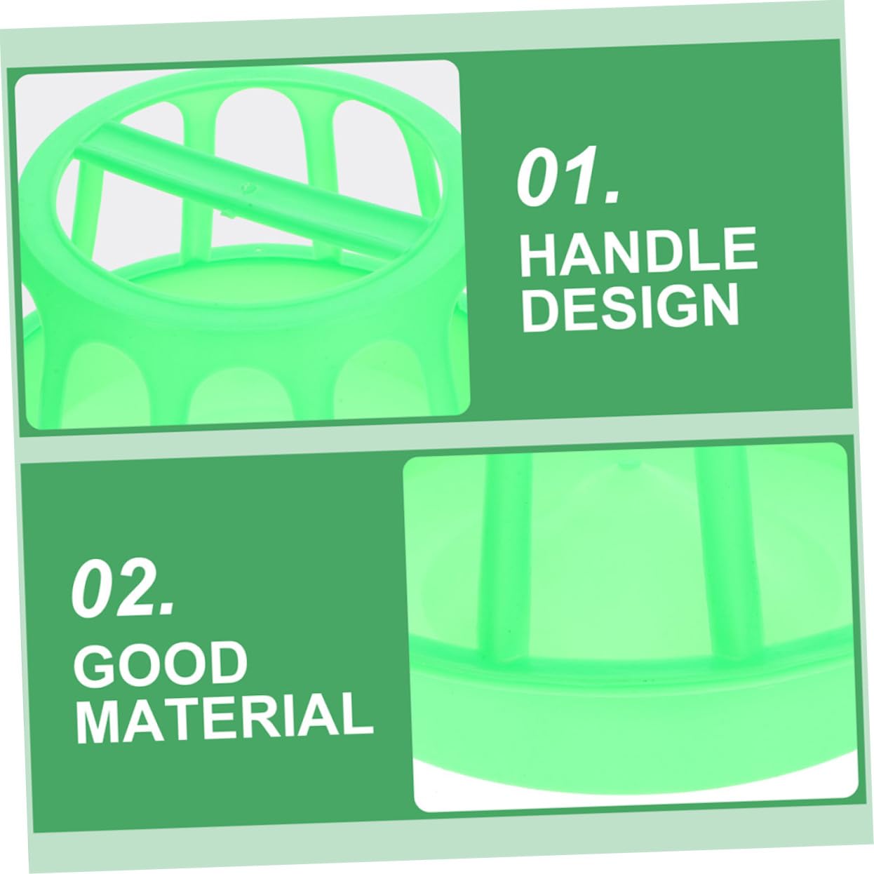 UPKOCH 2 Pezzi Mangiatoia per Pollame Dispenser per e Design Pratico e Facile da Materiale Resistente e Contenitore per e Umido