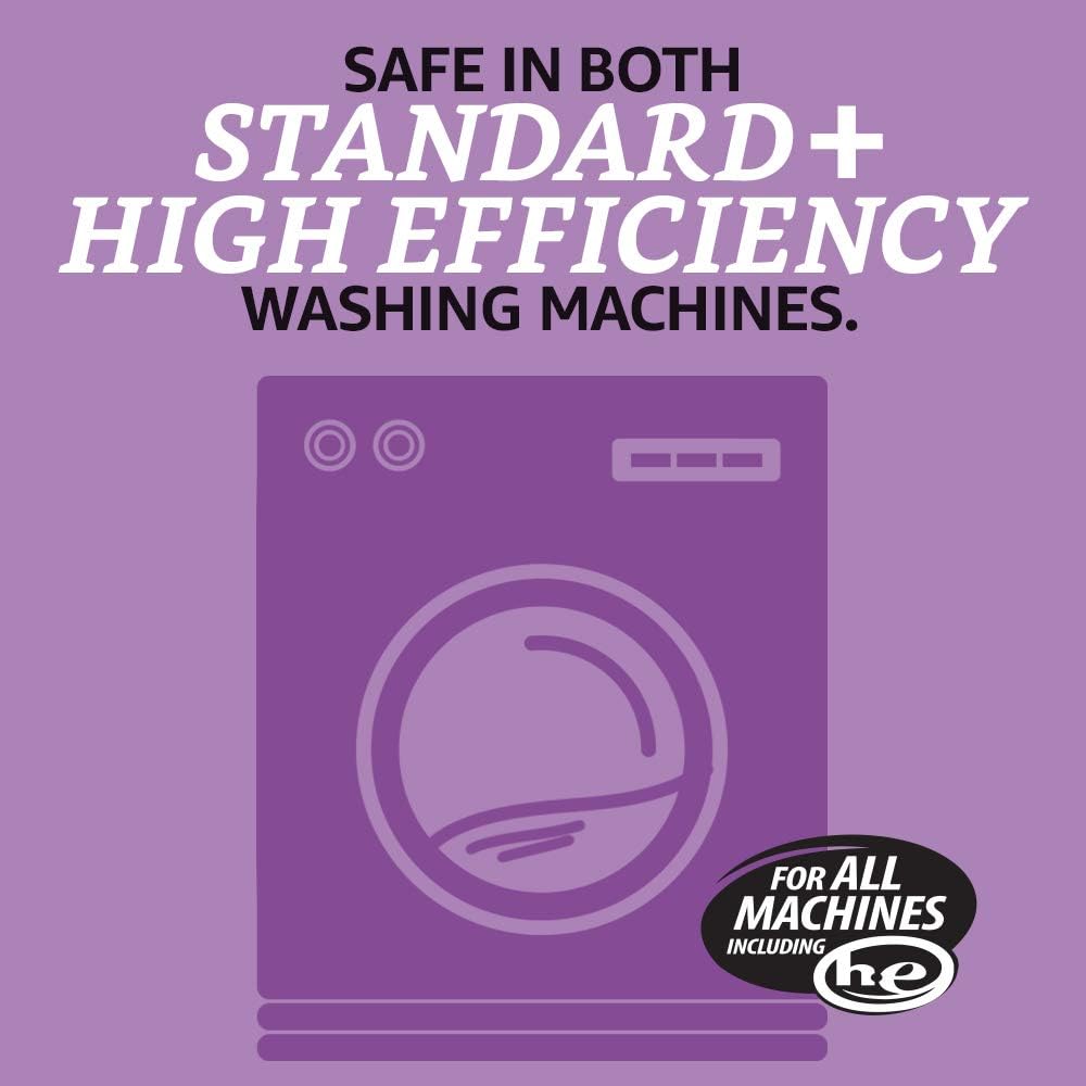 Amazon Brand - Solimo Concentrated Liquid Laundry Detergent, Lavender, 128 loads, 96 Fl Oz