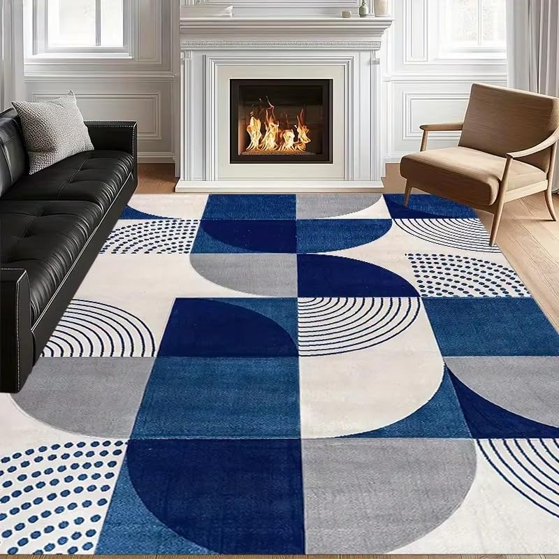 Tapis velours court décoration d'intérieur moderne 140x200 salle à manger