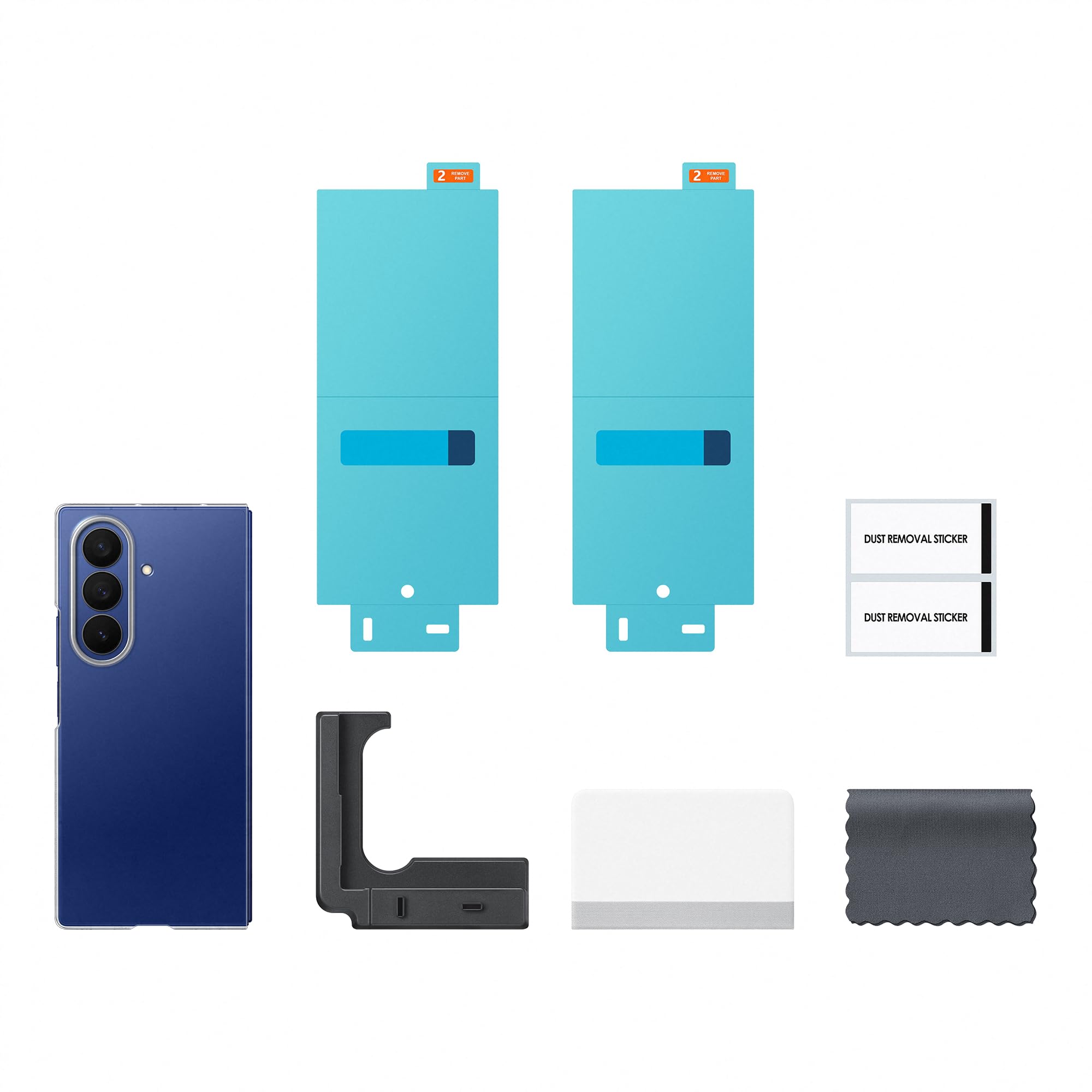 Samsung Oficjalne przezroczyste etui Galaxy Z Fold7 w kolorze przezroczystym