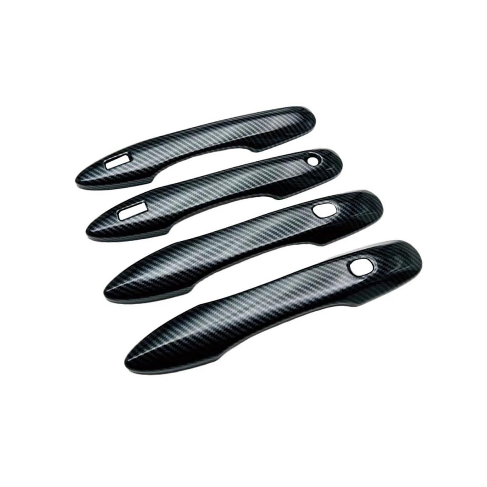 Lzbzhb One Color Car Exterior Outsidedoor Handle For Toyota For Noah For Voxy 90 Series 2022 Auto Exterior Decoration 4Pcs Car Door Handle Cover Trims Black Carbon Fiber(Carbon Fiber)