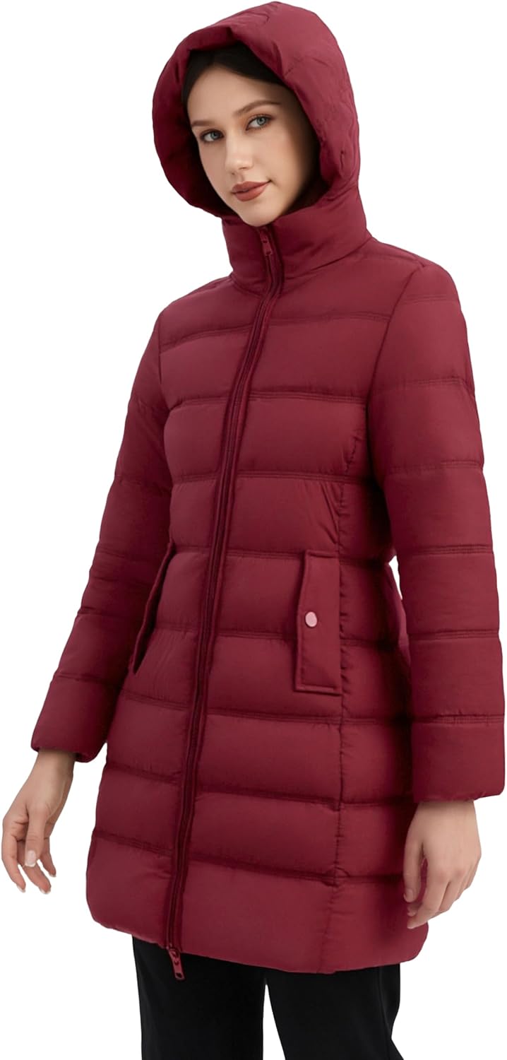 wantdo Women's Winter Puffer Coat Lightweight Warm Jacket with Hood - Image 2