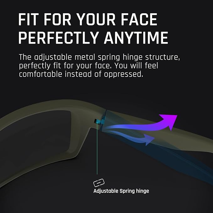 TOREGE Sports Polarized Sunglasses Quality Polarized Lens