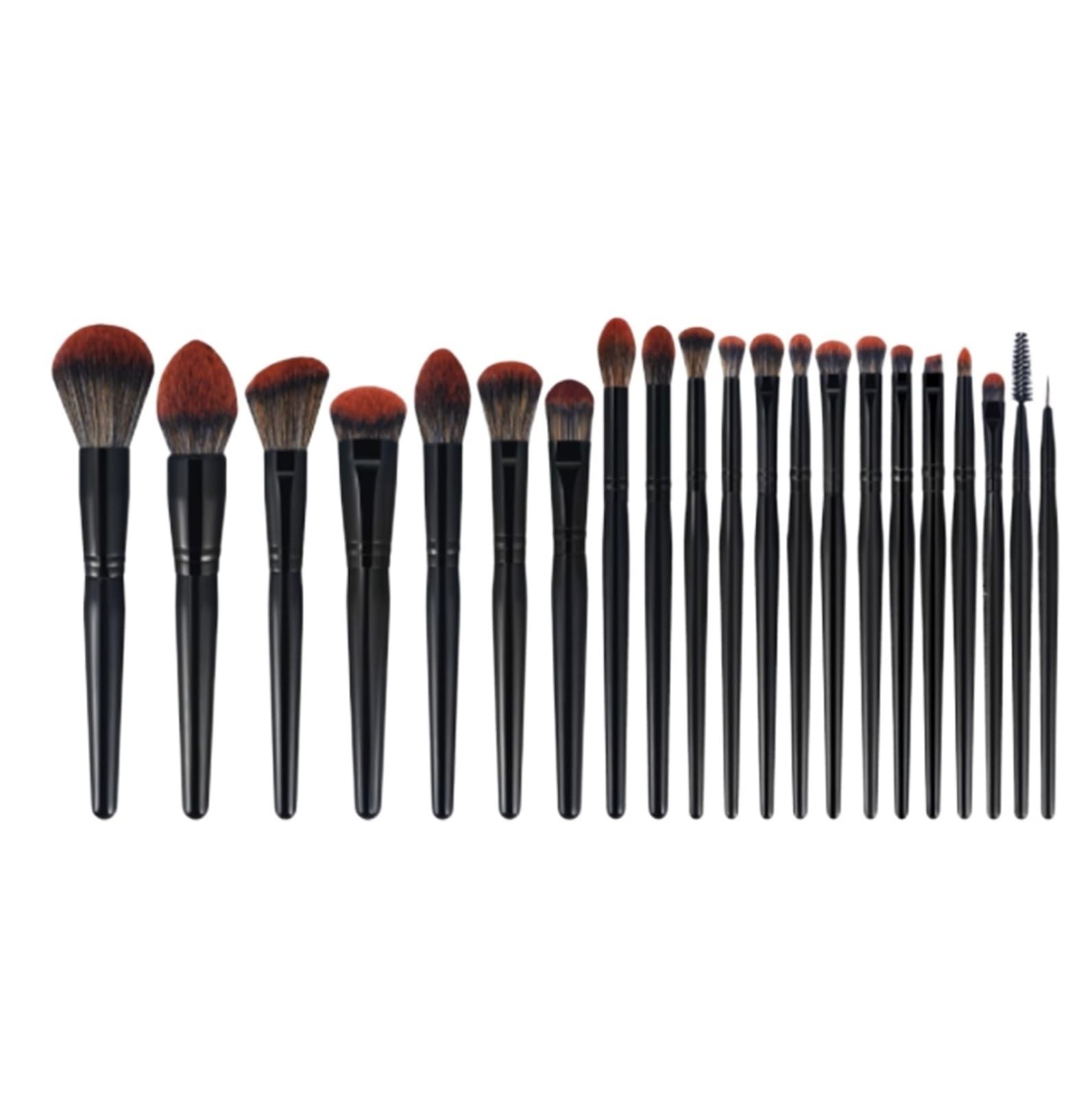 Pinsel Werkzeuge Make-up Pinsel Set 21 Stück For Foundation Highlighter Concealer Lidschatten Gesichtsbemalung(Black)