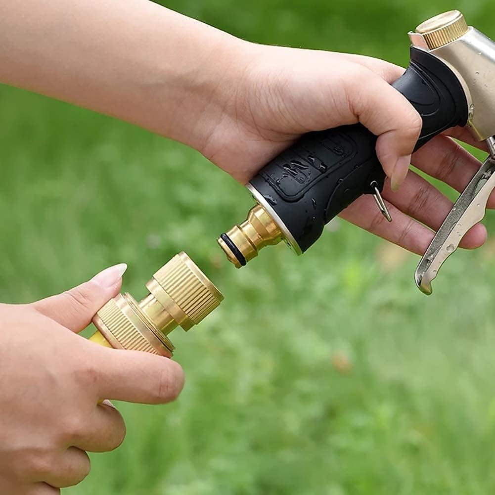 Szybkozłączka miedziana do węża ogrodowego 1/2" 3/4" 16 mm kranu nawadniającego Adapter gwintowany Akcesoria naprawy rur(0328)