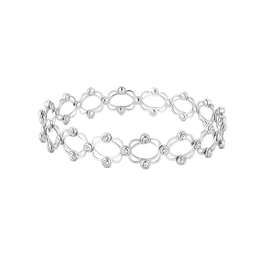 GIVA 925 Sterling Silver Hypoallergenic Supple Bracelet (AAA+ Quality Zirconia Stone)