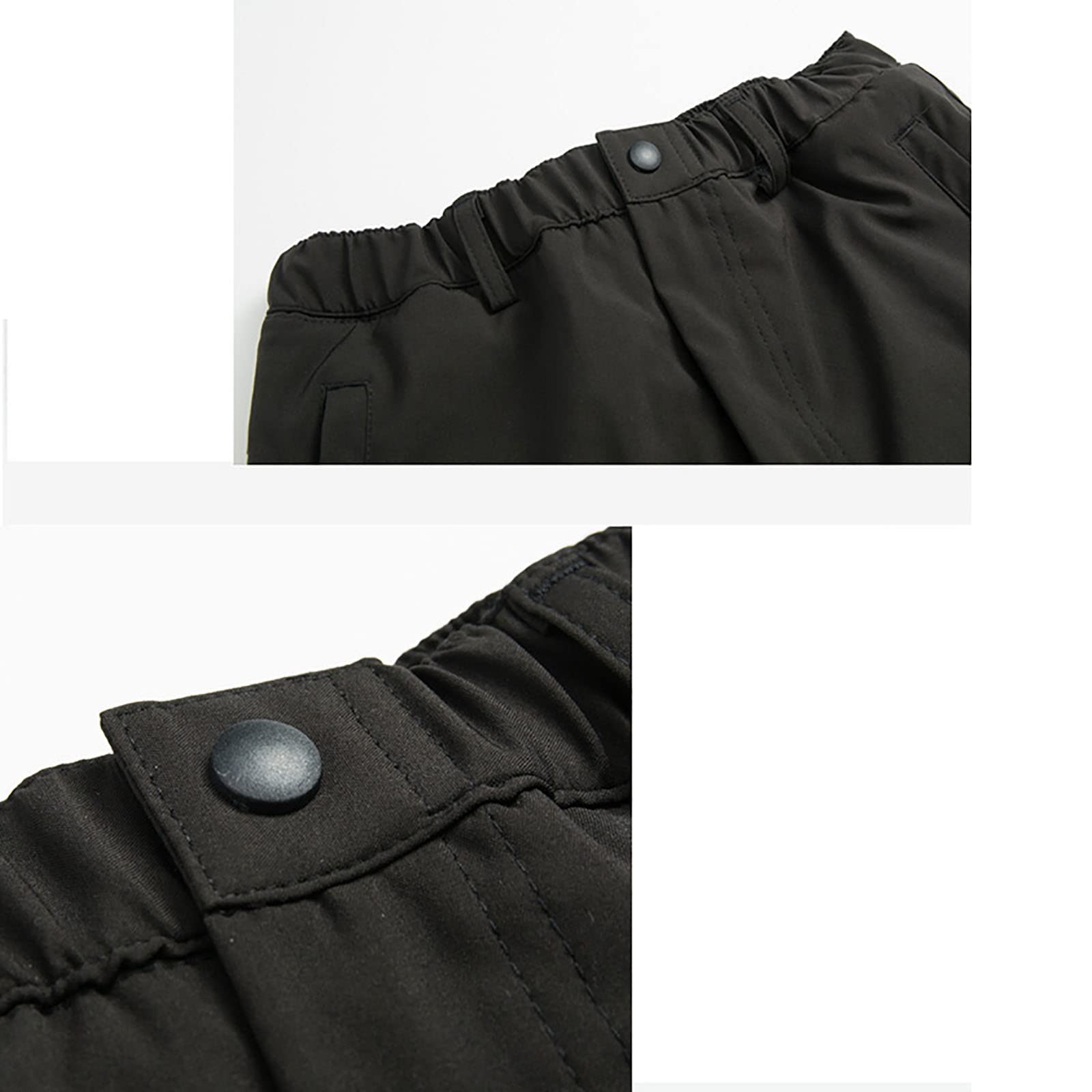Zimowe polarowe spodnie narciarskie, wygodne, wiatroszczelne, ciepłe, wodoodporne, miękkie skorupy Slim Fit z kieszeniami na zamek Spodnie narciarskie, do wędrówek pieszych Snow Snowboard Pants