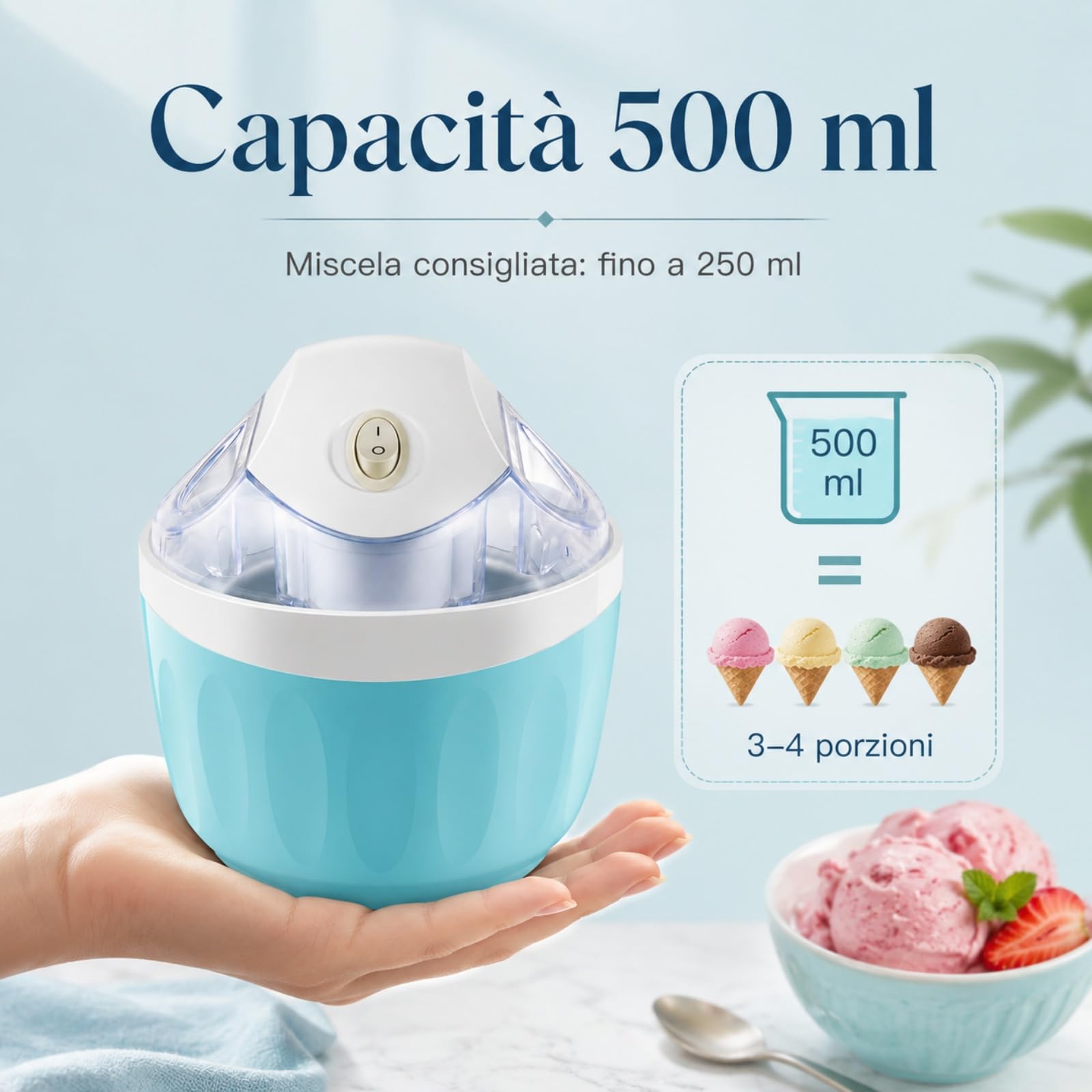 Mini Gelatiera Portatile, Mini Macchina per Gelato，#C