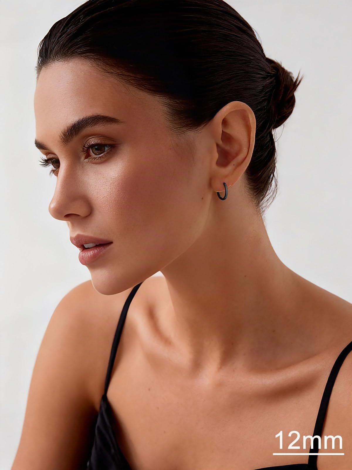 SILVERCUTE Pendientes de Aro para Mujer y Hombre Plata de Ley 925