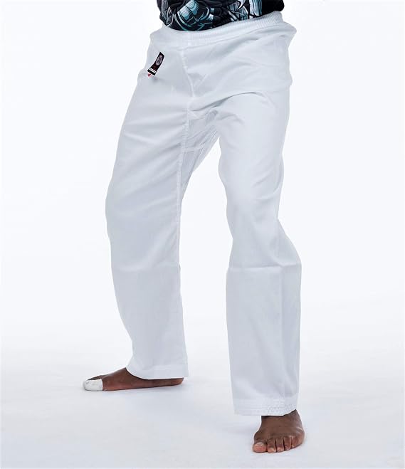Ronin Karate Pants Poly/Cotton Light Weight Martial Arts Pants with Elastic Waist