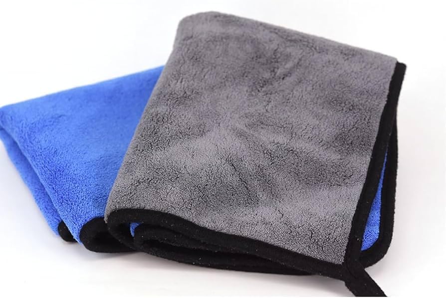 Image of Microfiber Cloths Coral for Car and Kitchen Cleaning | 500 GSM | 40X40CM | All Purpose Softer Highly Absorbent, Wash Cloth for House, Kitchen, Car, Window (Pack of 2)