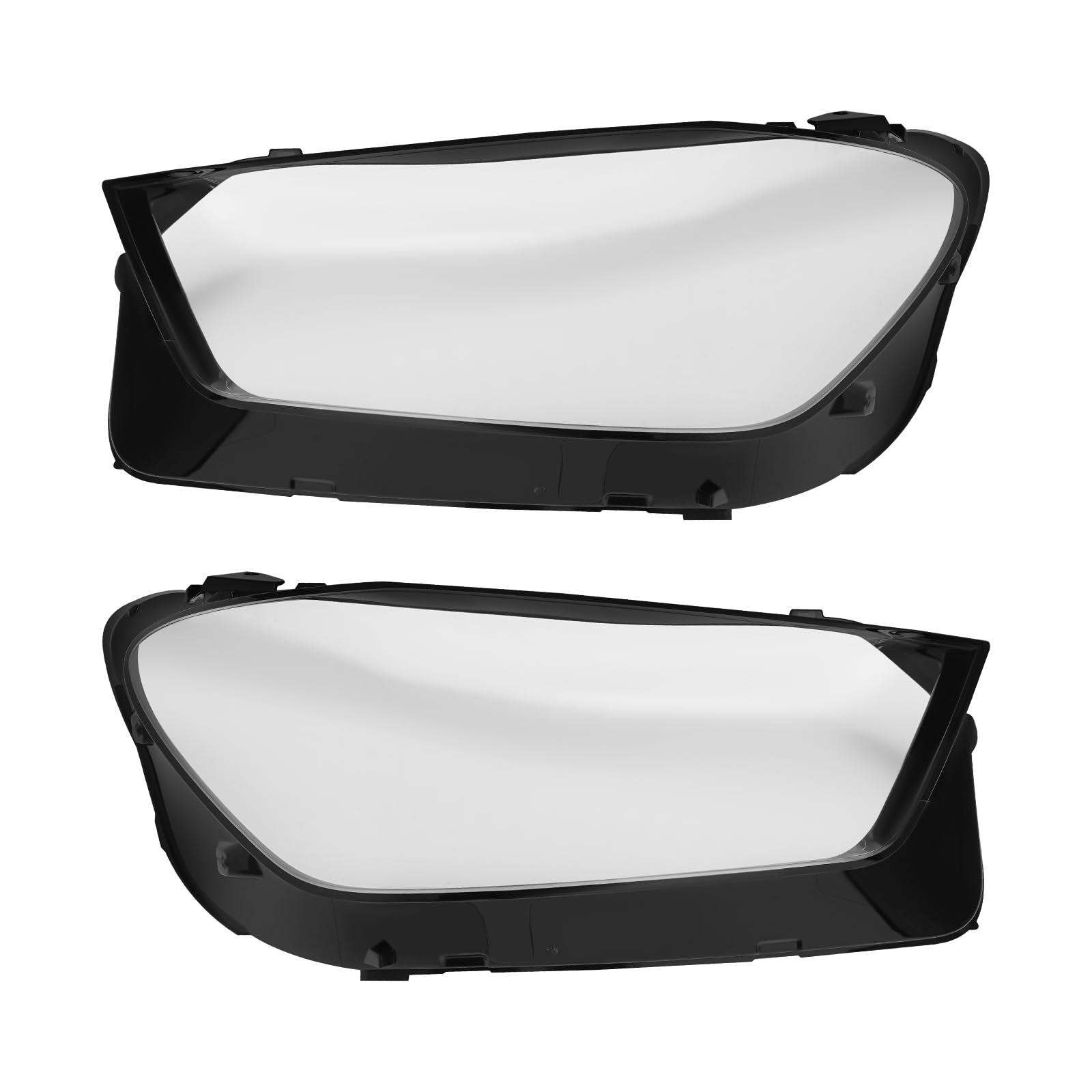 PIAOYUE Headlights Lens Cover 1 Pair Left+Right Side Lamps Cover For 2020 2021 2022 2023 Mercedes-Benz GLE W167 Replacement Clear Headlights Lens Cover