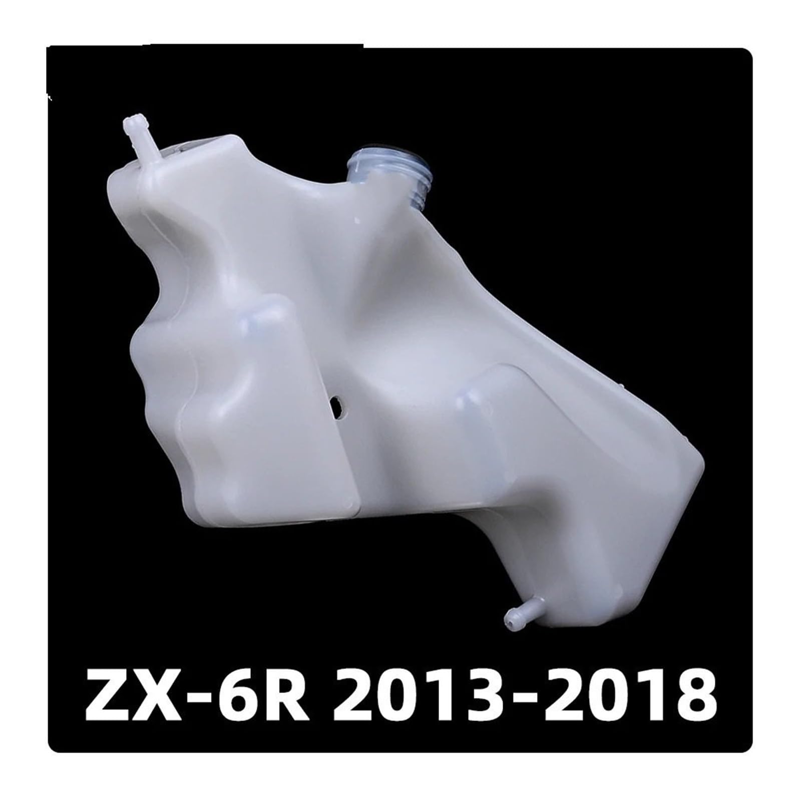 Wyrównawczy Płynu Chłodzącego Zbiornik wyrównawczy Pasuje do Kawasaki ZX-6R ZX6R 2007-2018 Akcesoria Motocyklowe Butelka Przelewowa Zbiornika Przelewowego Płynu Chłodzącego(Coolant tank2)