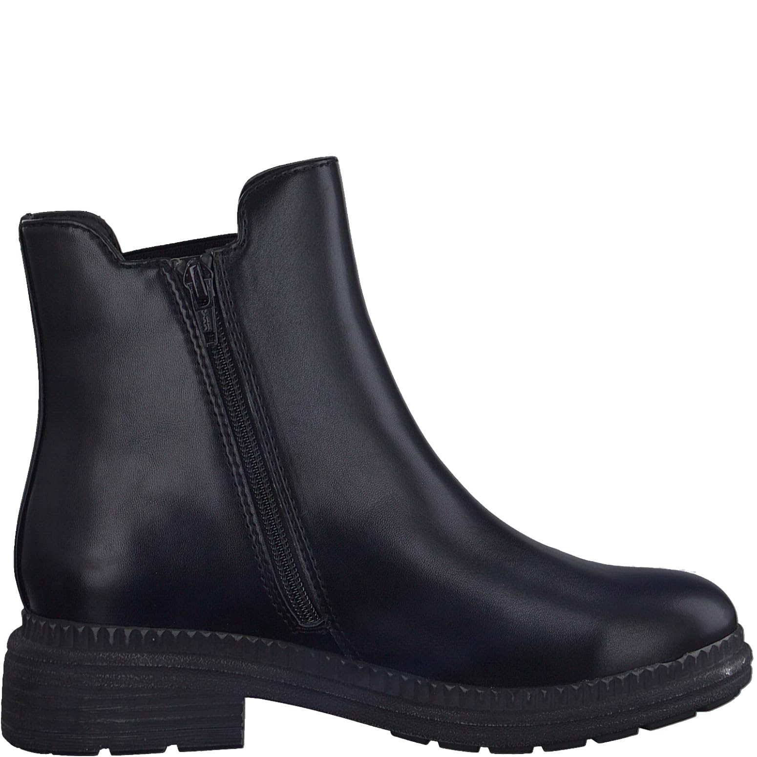 Jana Women’s Chelsea Boots Winter with Zip Wide H Extra Width, Black, 5 UK