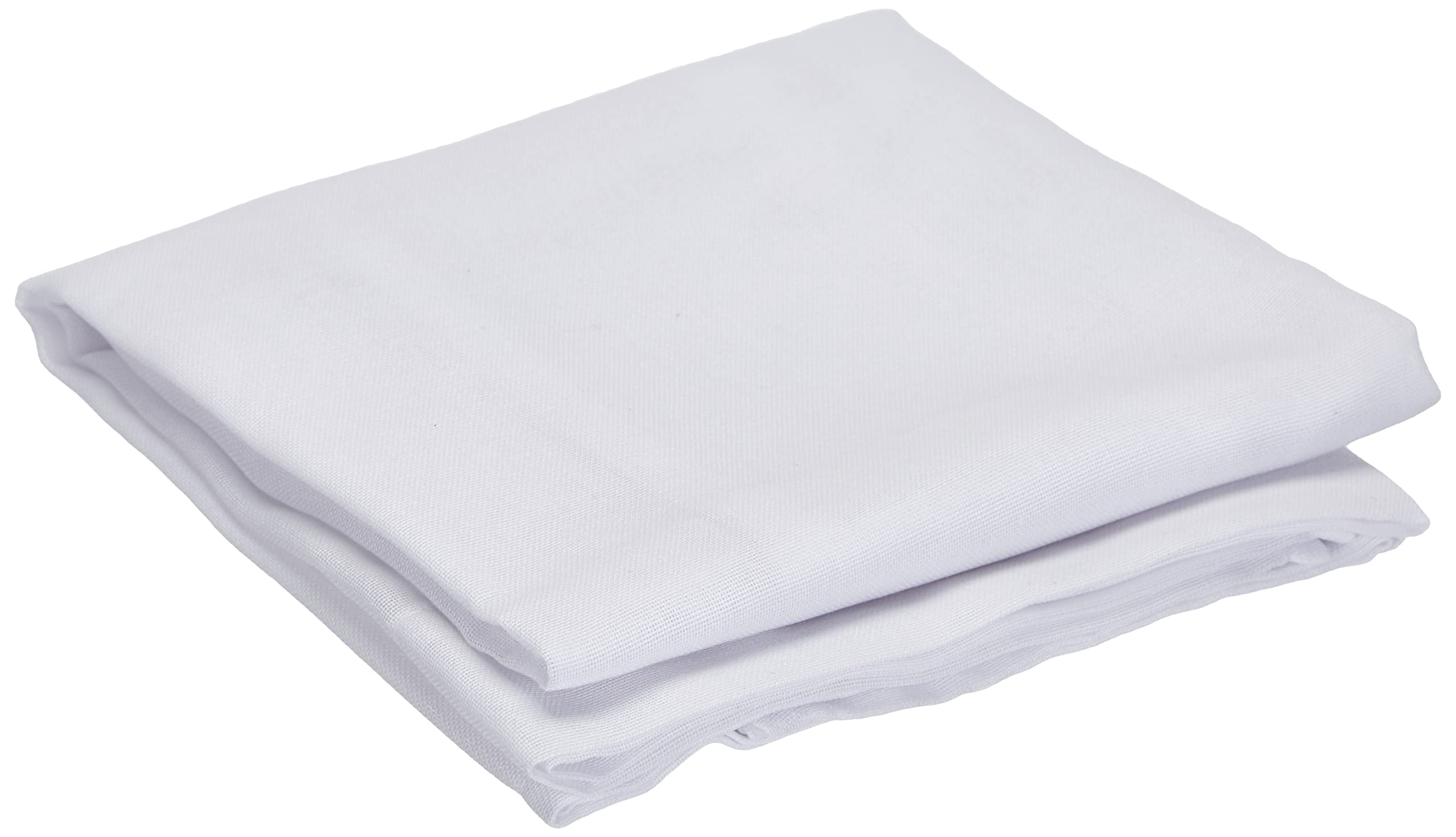 Linder 0323 /​10/​415 Paire de Vitrages Droits Etamine Blanc Passe Tringle 45 x 60 cm