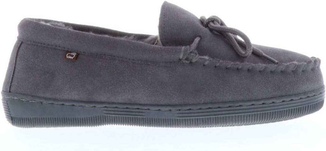 Lamo Womens Classic Moccasin Slipper Charcoal - 6 - Image 2