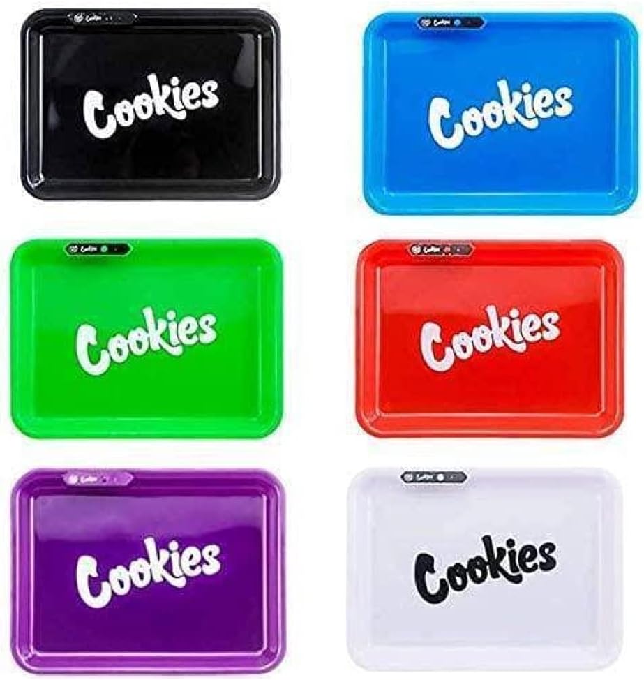Amazon.co.jp Cookies LED Rolling Tray 巻きたばこ ローリングトレイ イルミネーションLEDトレイ (Red) ホーム＆キッチン