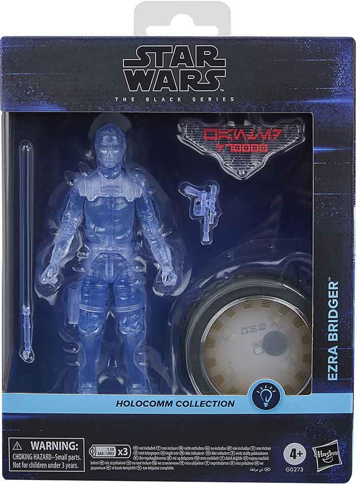 Star Wars The Black Series Holocomm Collection Ezra Bridger Collectible 15-cm Action Figure, Multicolor, 6 inches