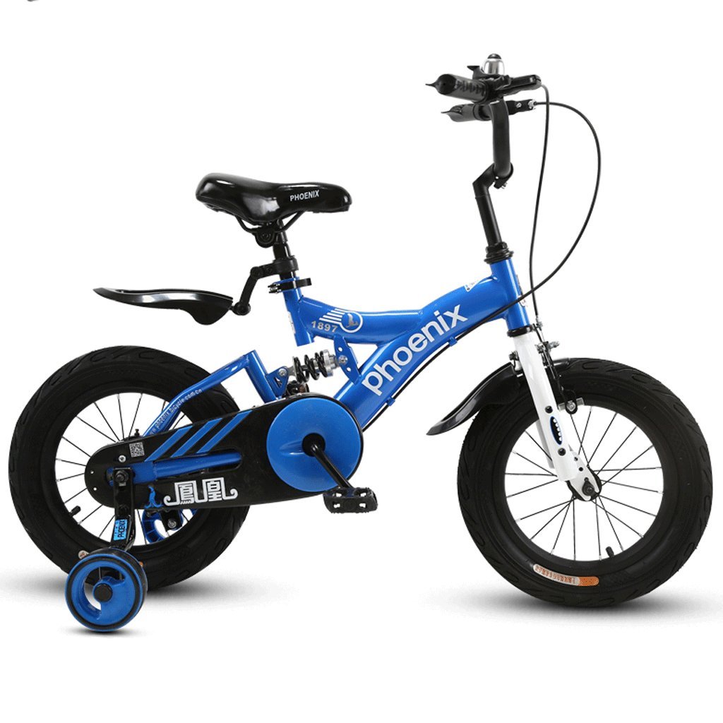 Children's Bicycle Baby Stroller 2-12 Years Old Girl Cycling Boy 18 Inch Kids Bike A+ (Color : A, Size : 14 inches)