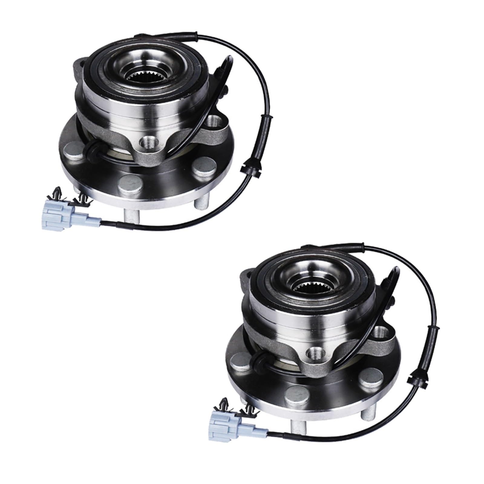 Magill 2X Front Wheel Bearing Compatible With Nissan Frontier Pathfinder Xterra Navara D40 Compatible With Suzuki Equator 40202-Jr70b