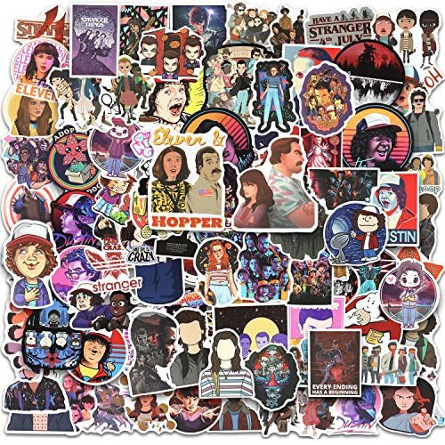 Yezmo Stranger Things Pegatinas 100 Unidades US TV Stickers Stranger Things Season 4 Pegatinas de...