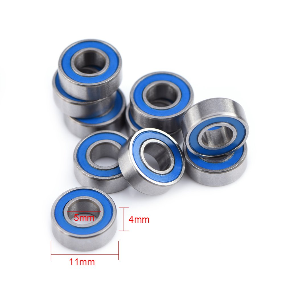 MR 115 2RS 4 Kugellager – Maße 5x11x4 Mm, Chromstahl, Für Präzise Lagerungen 5x11x4 Mm Kugellager