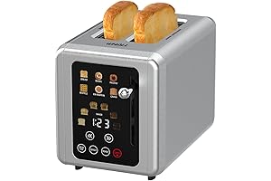 WHALL Touch Screen Toaster 2 Slice: The Smartest Toasting Experience
