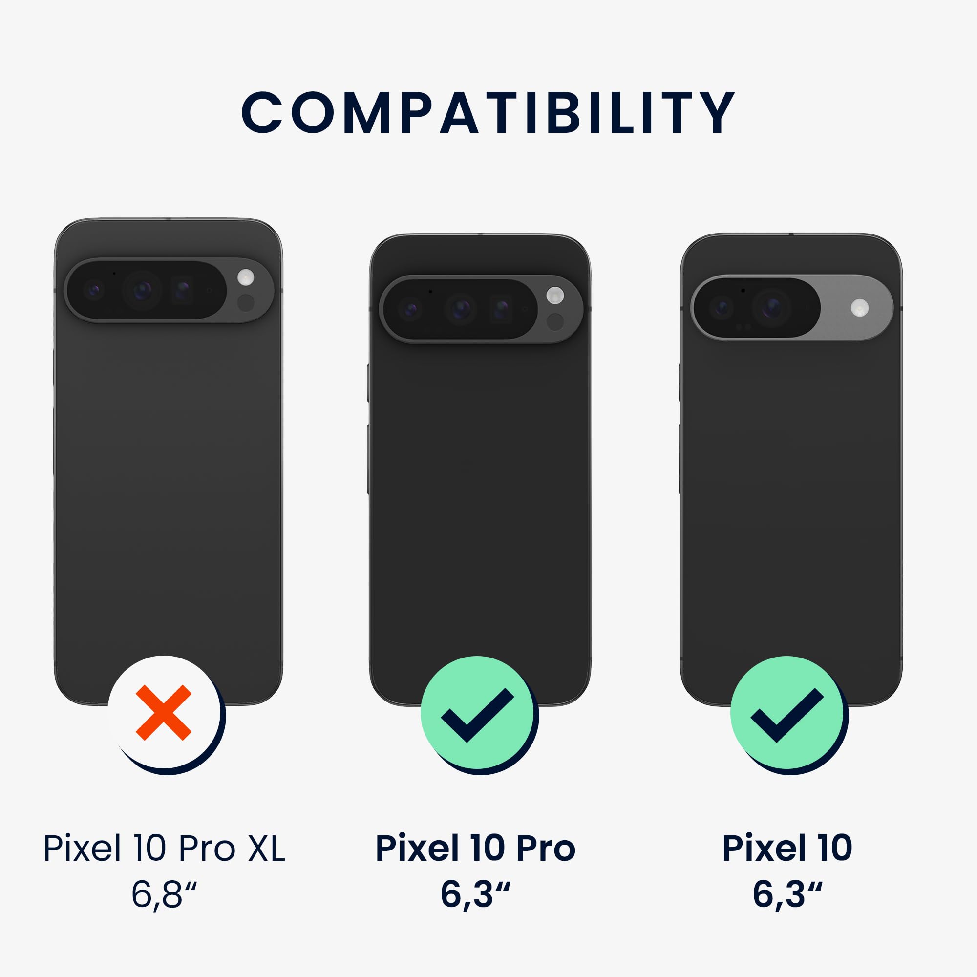 kalibri Etui do Google Pixel 10 / Pixel 10 Pro - Aramidowa obudowa telefonu - Etui ochronne - Kompatybilne z MagSafe, kolor czarny