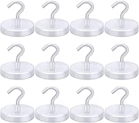 Vista 44 de LOVIMAG Ganchos magnéticos, paquete de 12 ganchos magnéticos de 30 libras + gancho magnético 2026 Cruise Cabin Ship Essentials Heavy Duty Strong