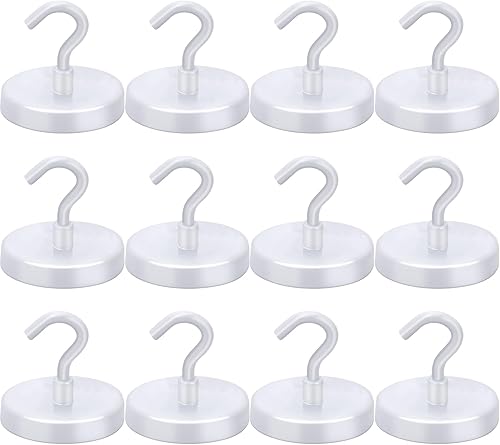 Vista 126 de LOVIMAG Imanes de crucero con ganchos, ganchos magnéticos de 50 libras para cabinas de cruceros, imprescindibles para viajes, imanes de neodimio