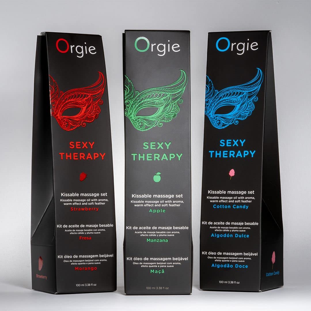 Orgie Aceite de Masaje Besable | Sexy Therapy Apple | Set 100ml con Pluma