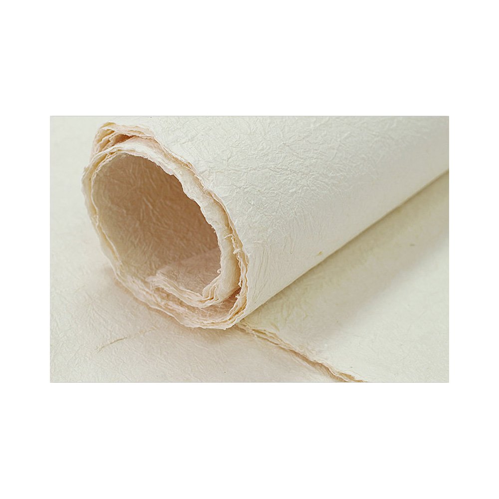 Papier Hanji de mûrier plissé double couche pour décoration intérieure et lampions