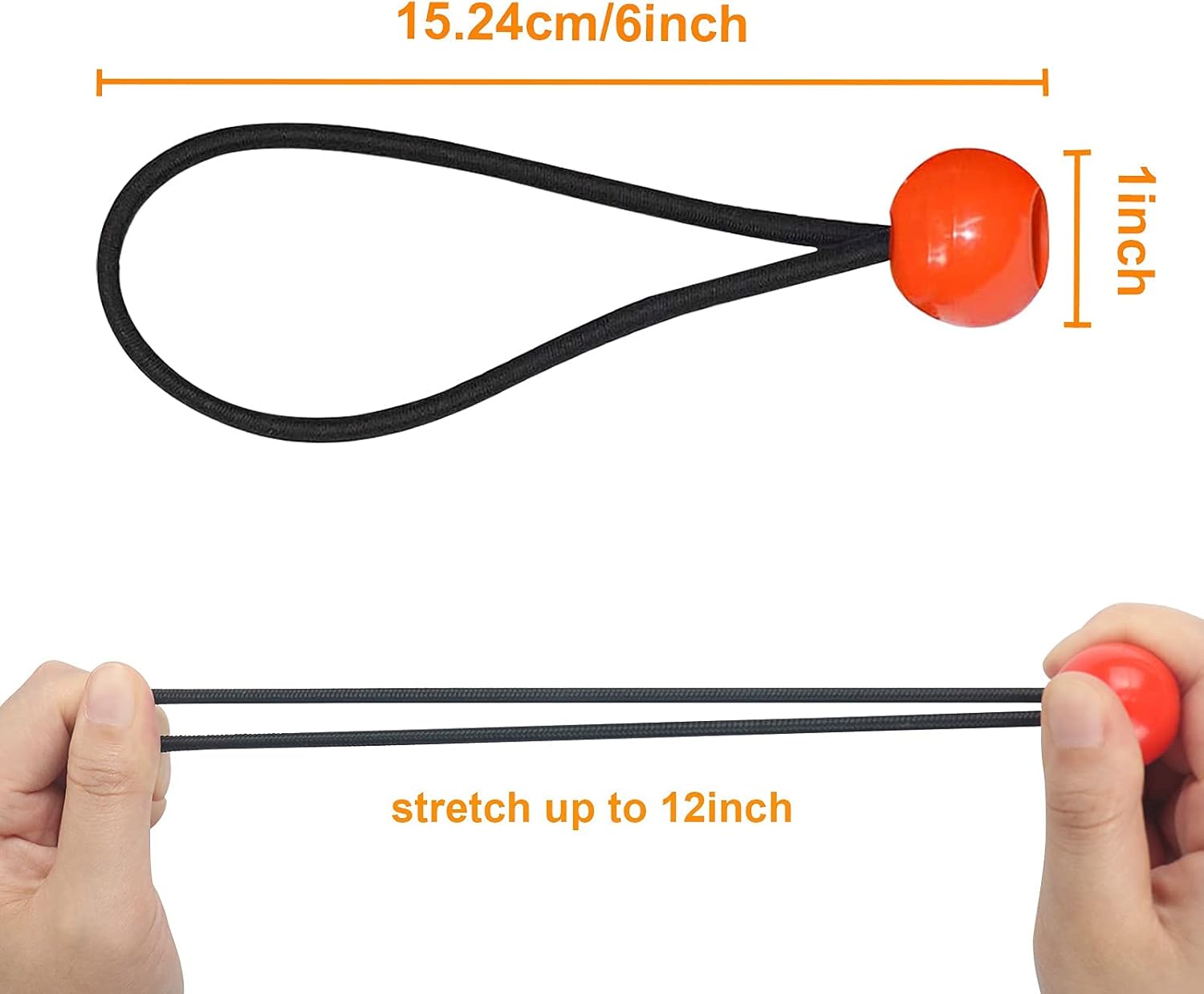 1/4" x 59ft Elastic Bungee Shock Cord, Kayak String Shock Cords Rope with Hooks,16pcs Ball Bungee Cords 4 Inch Tie Down Cord, 8Pack Tarp Clamps Heavy Duty Shark Clips for Kayak Camping Tents Cargo : Tools & Home Improvement