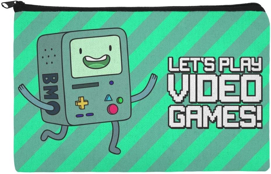 GRAPHICS & MORE Adventure Time BMO Play Video Games Pencil Pen Organizer Zipper Pouch Case