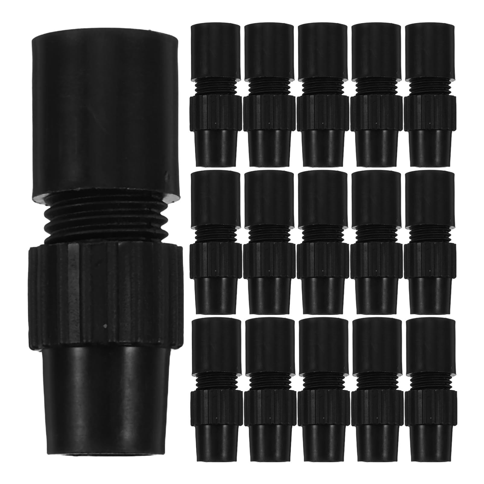 Cabilock 20pcs Secure Mechanism for Round Tubes for Kitchen Shelving and Closet Organization Easy Installation Multipurpose Use