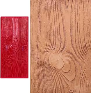 20" X 9" Concrete Stamps Wood Grain, Realistic Concrete Wooden Texture Printing Pad, Cement Paver Pattern Imprint Molds for Walkways(Color:1 PC)