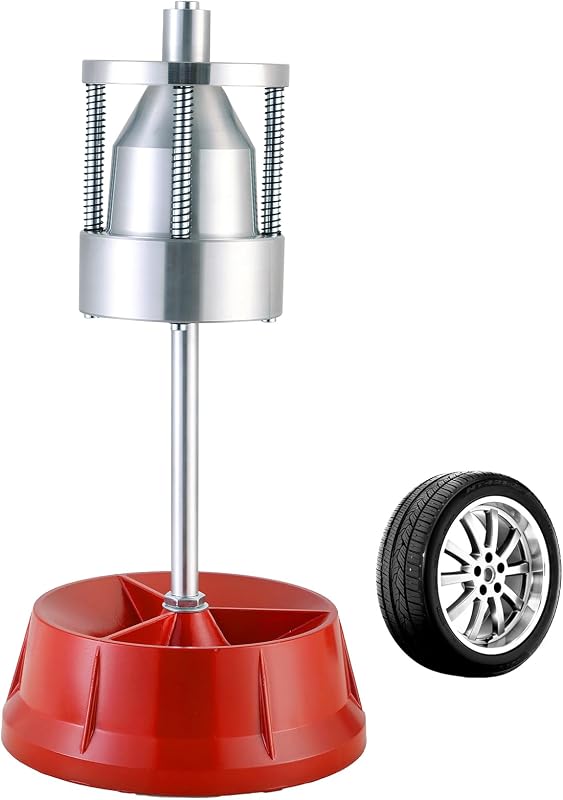 Equilibradora de ruedas portátil con bujes resistentes | Máquina equilibradora de neumáticos con nivel de burbuja, cambiadora de neumáticos, máquina equilibradora de llantas, para automóviles y camionetas ligeras