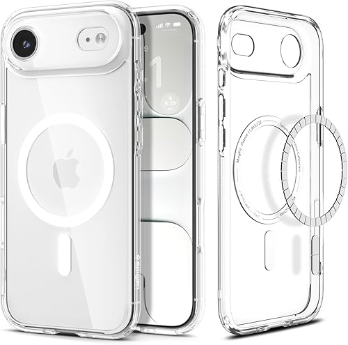 Vista 39 de Spigen Funda para iPhone 15 Pro Max, ultra híbrida MagFit [antiamarilleo] [compatible con Magsafe] - Fibra de carbono