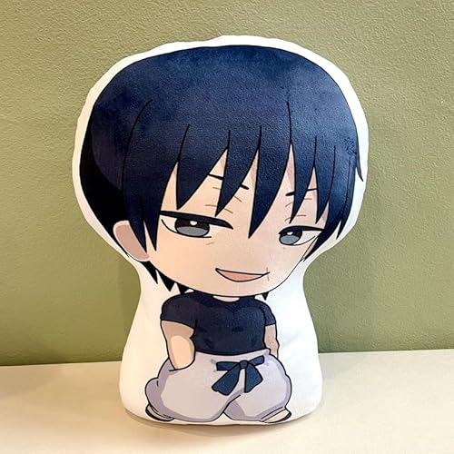 Zhongkaihua Anime JJK Plush Fushiguro Toji Figure Soft Stuffed Pillow Cushion Sofa Bedroom Home Decorations Collectibles Gifts 45CM