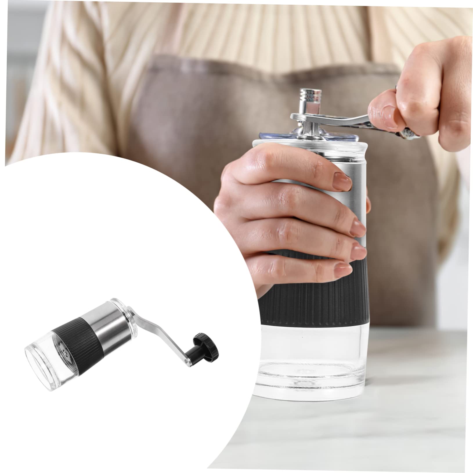 ハンドミルコーヒー豆グラインダー粉砕機小型携帯手動研磨機 Amazon | VANZACK コーヒーミル 手動 携帯用 手挽き式 コーヒー豆 粉砕