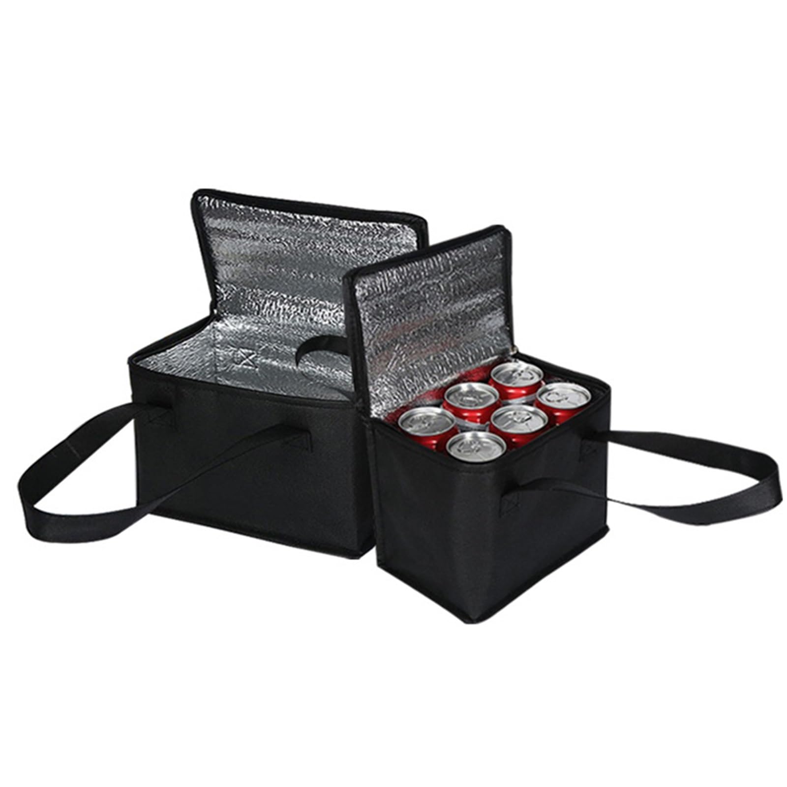 Bolsa De Almuerzo Bolsas térmicas aisladas for almuerzo, bolsas plegables portátiles for pícnic al aire libre, paquete de hielo, bolsas térmicas de papel de aluminio for alimentos, 3 uds. Para Oficina