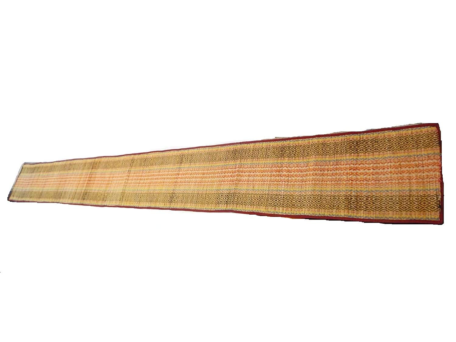 Zoltamulata® Handmade Eco-Friendly 11ft 9in Natural Korai Grass Mat, Brown, Meditation, Picnic, Yoga, Bamboo, Multipurpose Mat, 141in x 16in-image-12