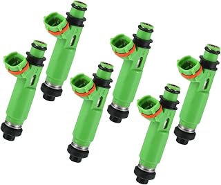Fuel Injector No.MD332733 Fuel Injection Nozzle for Mitsubishi Montero Sport 1997-2001 LS XLS 3.0L for Mitsubishi Montero 1997 3.5L Green 6 Pcs Benefit