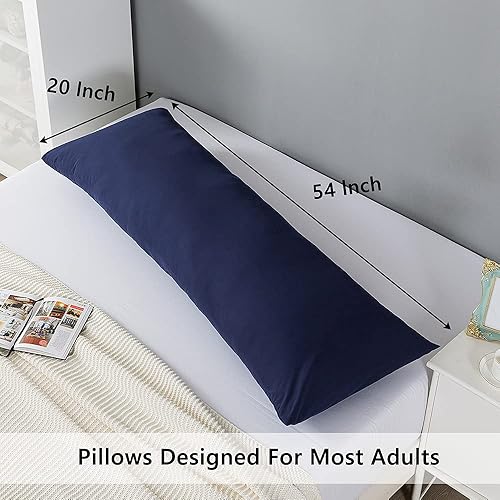 Miniatura 3 de ELNIDO QUEEN Almohada corporal con funda de almohada, almohada de cama larga suave para adultos, relleno de almohada de cuerpo completo transpirable