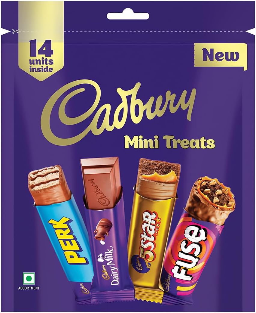 Assorted Mini Treats Chocolate Bar,130 Grams