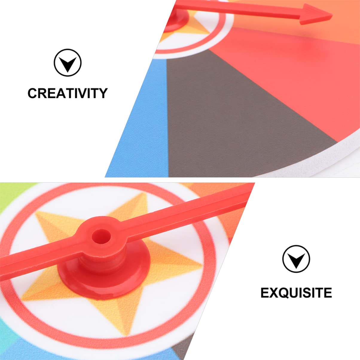 VICASKY Boys and Girls's Educational Game Wheel Wheel Prize Arrow Family Game Toy Boys and Girls Present