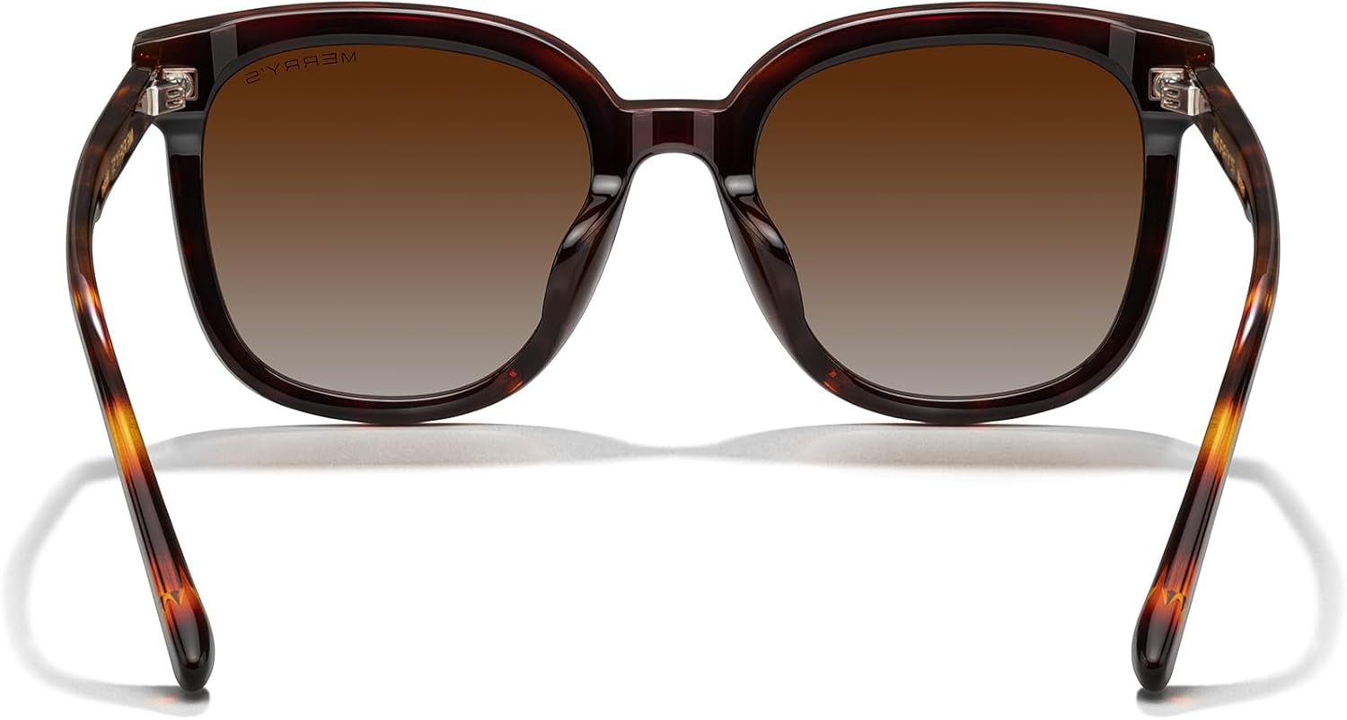 MERRY'S Modern Oversized Square Acetate Sunglasses for Women and Men UV400 Polarized Sunglasses S6196 - Image 4