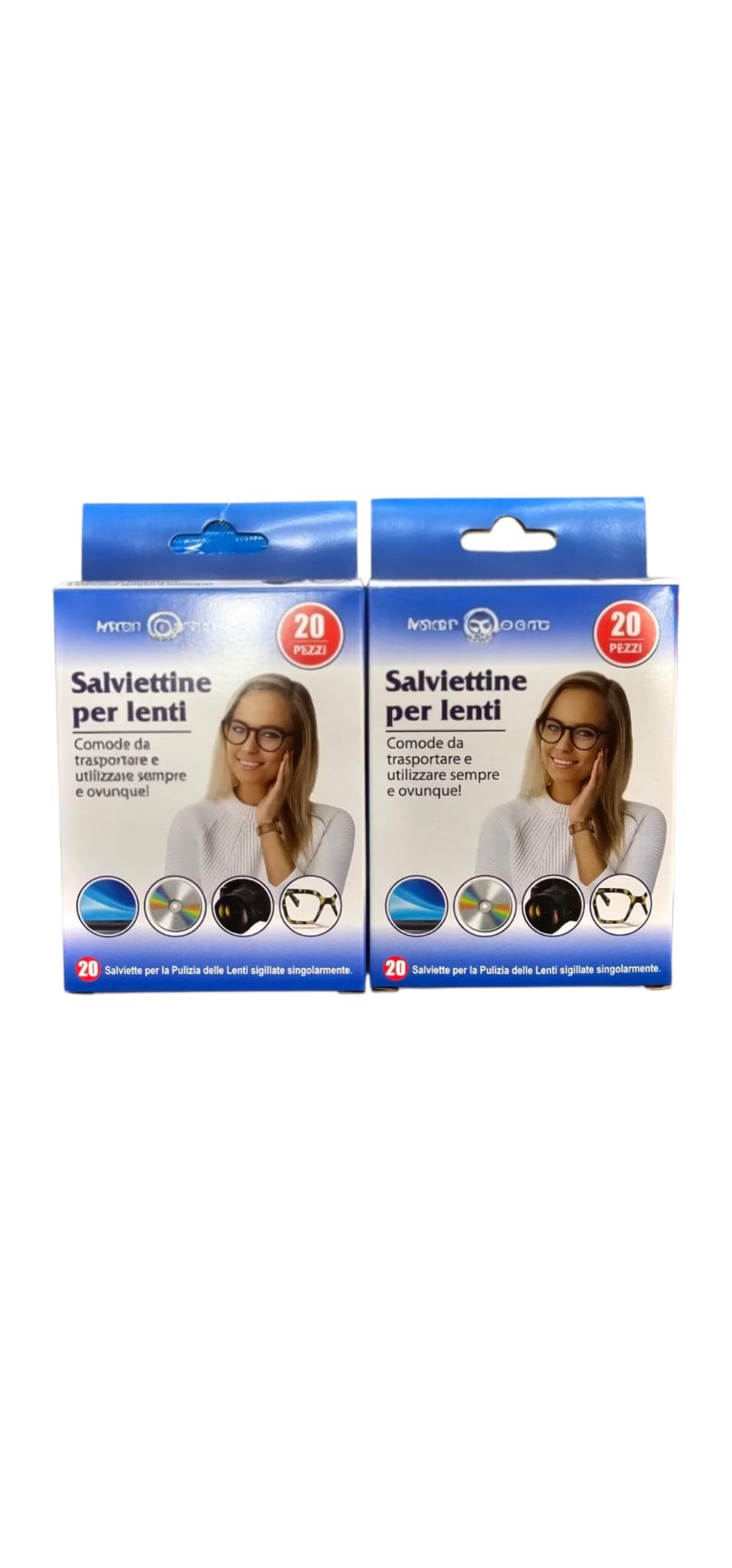 Salviettine per Lenti 120 Pezzi – Panni Monouso Umidificati per Occhiali, Fotocamere, Schermi e Dispositivi Ottici | Confezioni Singole Pratiche da Portare Ovunque