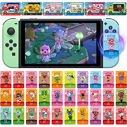 36Pcs Villager Cards NFC Game Cards for Sanrio for Animal Crossing Compatible with Switch,Switch Lite, Wii U System